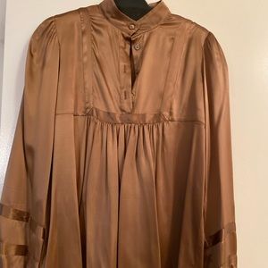 See by Chloe silk balloon sleeve blouse